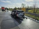 PKW - Fahrzeugbrand auf BAB