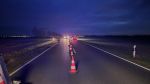 Verkehrsunfall PKW auf der Seite, keiner eingeklemmt