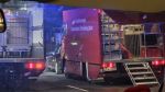 Brand Carport am Gebäude