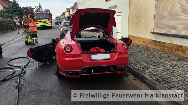 PKW - Fahrzeugbrand;