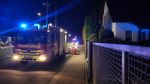 Brand von Unrat und Bahnschwellen