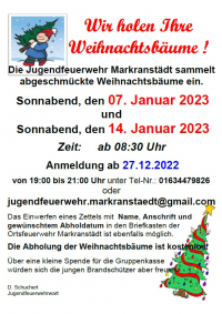 Wir holen Ihre Weihnachtsbäume