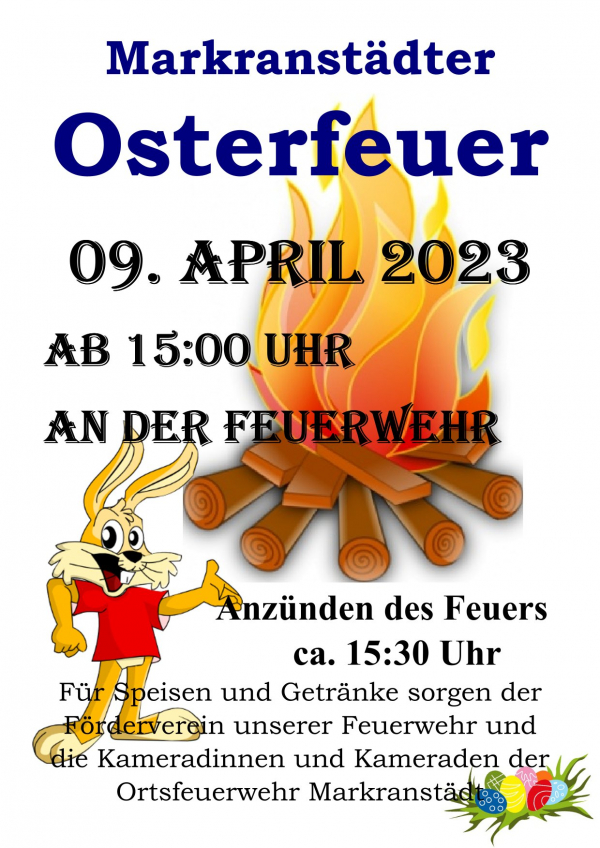 Markranstädter Osterfeuer 2023