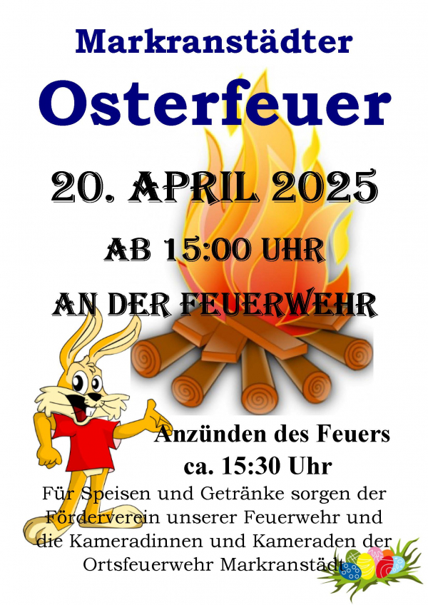 Markranstädter Osterfeuer 2025