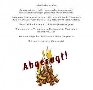 Abholung Weihnachtsbäume